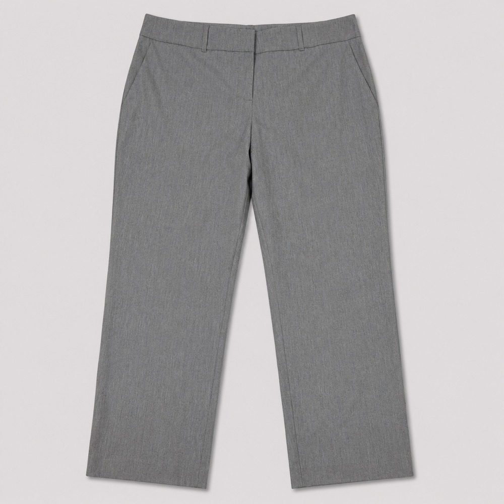 LOFT Outlet Womens Size 16 Gray Straight Leg Career Dress Pants Slacks